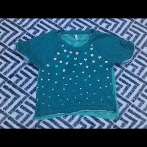 Women's Xhiliration Midriff T-shirt, Size Medium